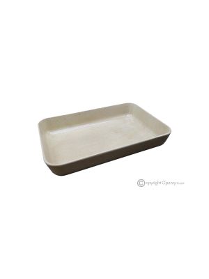 MITTELSTÜCK aus authentischem und elegantem Naturstein in Beige, Mokka-Creme, handgefertigt.