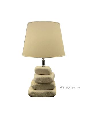 Marmorsteinlampe, Lampenschirm aus echtem Naturstein, modernes Design, handgefertigt.