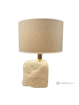 Marmorsteinlampe, Lampenschirm aus Naturstein, Originaldesign, handgefertigt.