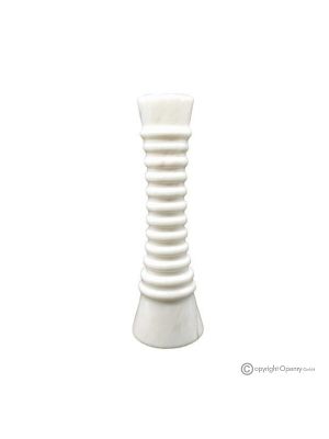 VASE aus Estremoz-Marmor, Naturstein höchster Qualität, handgefertigt, dekorativ.