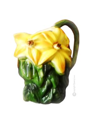 BROCCA LILIUM Karaffe Krug Bembel Kanne Dekanter originelle Kreationen aus künstlerischer Keramik Made in Italy
