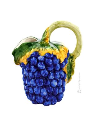 BROCCA VINO Karaffe Krug Bembel Kanne Dekanter originelle Kreationen aus künstlerischer Keramik Made in Italy