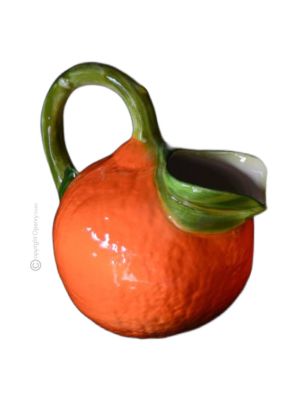 BROCCA ARANCIA Karaffe Krug Bembel Kanne Dekanter originelle Kreationen aus künstlerischer Keramik Made in Italy