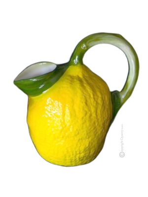 BROCCA LIMONE Karaffe Krug Bembel Kanne Dekanter originelle Kreationen aus künstlerischer Keramik Made in Italy