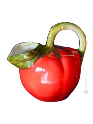 BROCCA POMODORO Karaffe Krug Bembel Kanne Dekanter originelle Kreationen aus künstlerischer Keramik Made in Italy