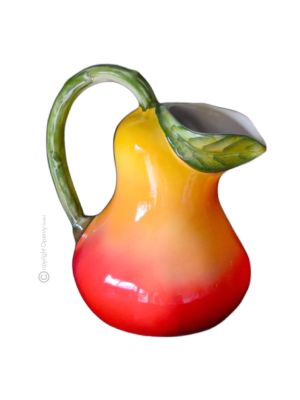 BROCCA PERA Karaffe Krug Bembel Kanne Dekanter originelle Kreationen aus künstlerischer Keramik Made in Italy