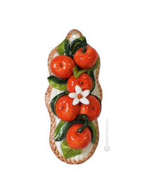 TOMATEN Wanddekoration Ornament zum Aufhängen Keramik 