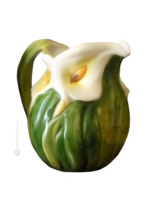 BROCCA CALLA Karaffe Krug Bembel Kanne Dekanter originelle Kreationen aus künstlerischer Keramik Made in Italy