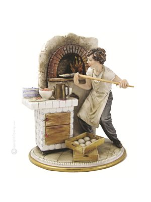 PIZZAIOLO Capodimonte Porzellan Figur handgemacht hochwertig elegant stilvoll exklusiv