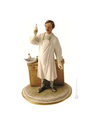 ZAHNARZT Edles Porzellan Figur handbemalt hochwertig elegant exklusiv Italienisches Design