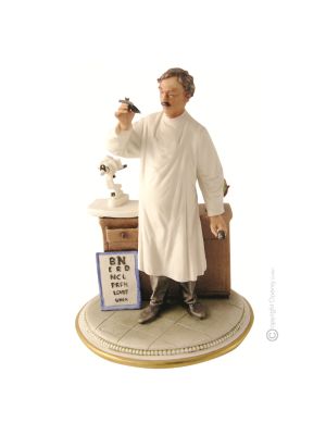 AUGENARZT Capodimonte Porzellan Figur handgemacht Wohnkultur elegant hochwertig klassisch