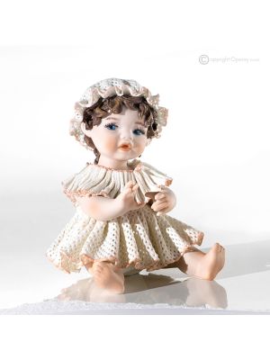 ADELINA Romantische Capodimonte-Puppe, italienische Handwerkskunst.