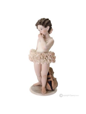 ALPHONSINE Capodimonte, Ballerina aus reinem Porzellan, ein Hauch von Eleganz.