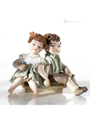 FRIENDS Capodimonte-Statuette, einzigartige Schönheit aus feinem Porzellan.