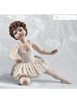 BABETTE - Capodimonte-Statuette, romantische Tänzerin, ein Meisterwerk aus Porzellan.