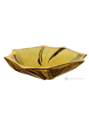 CADORO Schale, modernes Design-Herzstück aus handbemaltem Glas von höchster Qualität.