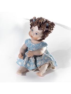CINZIA - Capodimonte, romantische Figur aus hochwertigem Porzellan.