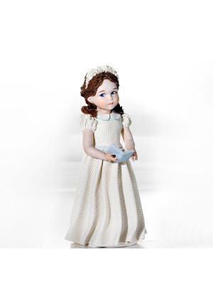 KOMMUNION Capodimonte-Puppe, romantisch und pur, perfekt für die Kommunion.