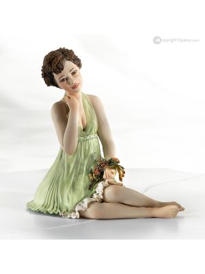 DAISY - Romantische Capodimonte-Puppe, raffiniertes Porzellan.