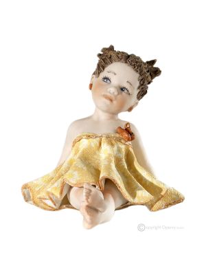 SOMMER Porzellanfigur aus Capodimonte, Eleganz und Magie der Jahreszeiten.