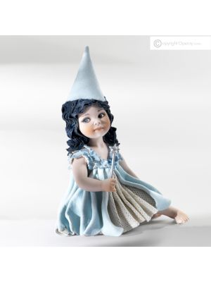 TÜRKISCHE FEE Capodimonte-Porzellan, von Märchen inspirierte Figur, raffinierte Kunst.