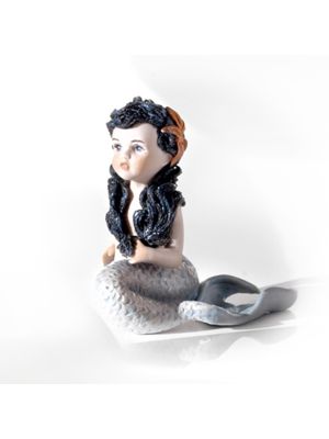 DIE KLEINE MEERJUNGFRAU Porzellanfigur aus Capodimonte, der Zauber italienischer Märchen.