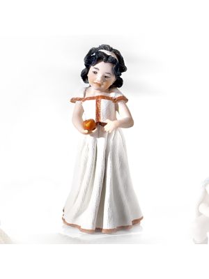 SCHNEEWEISS Capodimonte-Porzellan, romantische Figur inspiriert von der Welt der Märchen.