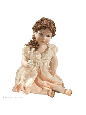 FLORA Sammlerfigur aus Capodimonte-Porzellan, himmlische Romantik.
