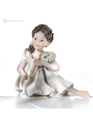 GAIA - Capodimonte, raffinierte Kunstfigur aus unvergleichlichem Porzellan.