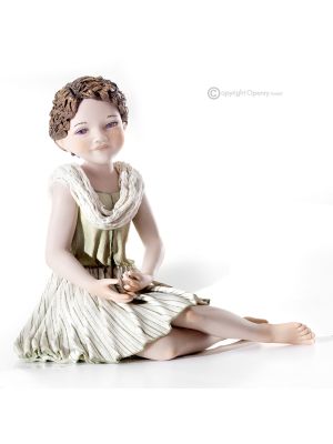 GILDA - Capodimonte-Statuette, die Eleganz einer Arbeit aus feinem Porzellan.