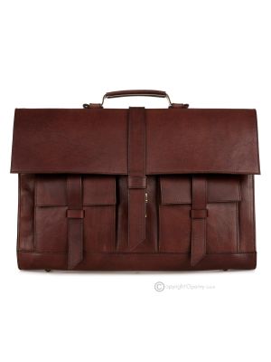 JACKIE Aktentasche Laptoptasche Notebooktasche Messenger Taschen Umhängetasche Herrentaschen handgefertigte aus echtem Leder Braun