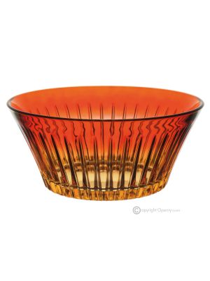 DOMINA Authentischer, handbemalter, moderner dekorativer Tafelaufsatz aus hochwertigem Glas.