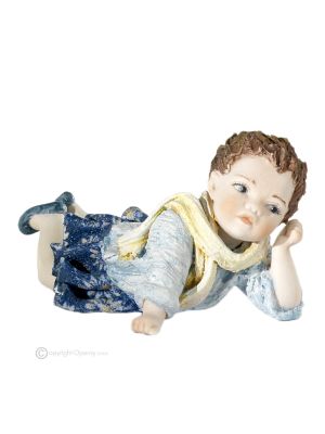 WINTER Capodimonte Porzellanfigur, Romantik und Schönheit der Jahreszeiten.