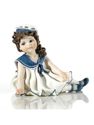 LOLLY Capodimonte, handgefertigte Porzellanfigur, unvergleichliche Eleganz.