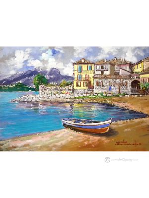 COMER SEE Acrylgemälde auf Leinwand modern Made in Italy