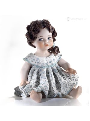 LEONORA - Capodimonte, einzigartige Kunststatuette aus Porzellan.