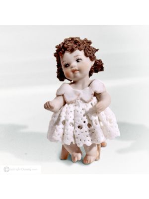 LIA Capodimonte Porzellanpuppe, feine Handwerkskunst.