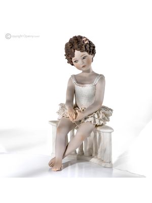 LINDA - Capodimonte, Ballerina aus feinem Porzellan, Eleganz und Poesie.