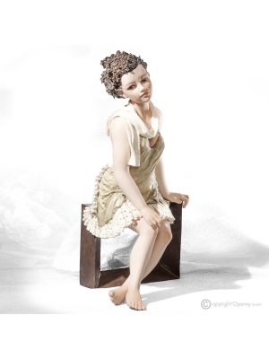 LUZ - Capodimonte-Puppe, feine italienische romantische Kunst.