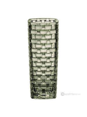 MANHATTAN Authentische handbemalte moderne dekorative Vase aus hochwertigem Glas.