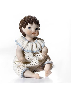 MICRO Capodimonte Puppe, Babytaufe Kunst.
