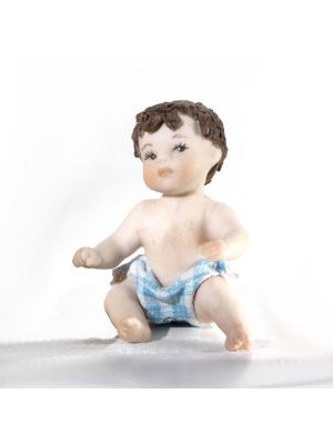 PONPON – Capodimonte-Porzellanpuppe, perfekt zum Ausstellen.