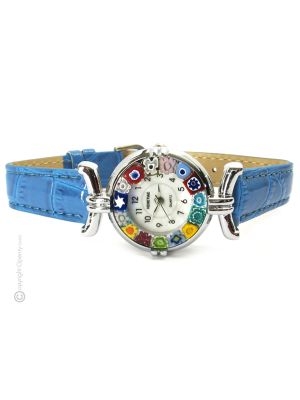 LADY 10 Edle Damenuhr Muranoglas Schmuck handgemacht modern stilvoll hochwertig exklusiv
