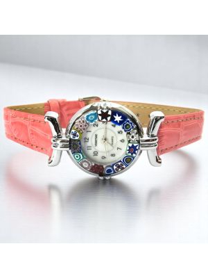 LADY 17 Exklusive Damenuhr Murano Glas Schmuck Murrine hochwertig exklusiv Venedig Stil