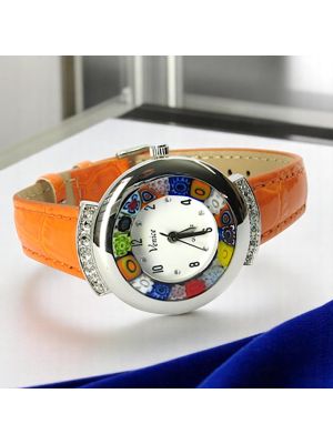STAR 15 Exklusive Damenuhr Muranoglas Schmuck handgemacht modern stilvoll elegant exklusiv