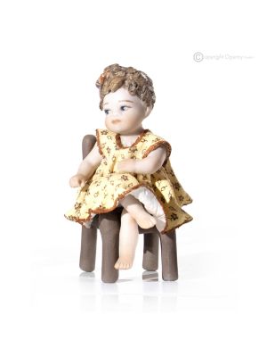 NELLY – Authentische Capodimonte-Puppe, perfekt zum stilvollen Dekorieren.