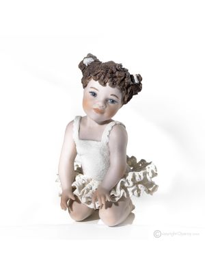 NUAGE – Capodimonte, Ballerina aus reinem Porzellan, ein Hauch von Eleganz.
