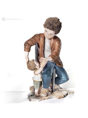 PA-PA PAPA – Hervorragende Handwerkskunst, authentische Capodimonte-Puppe.