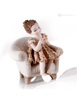 PAOLINA – Italienische Kunstpuppe, von Hand bemalt und dekoriert.