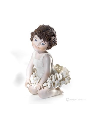 PLAISIRE - Capodimonte, Tänzerfigur, feine Porzellanstatuette.
